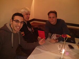 von links: P.Rizzuto, G.Hofmann, J.Marx